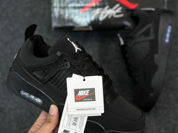 Jordan Inspired Triple Black Sneakers for Men | Premium Casual Sports Shoes