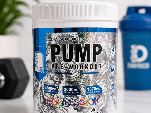 Davisco Pump Pre Workout Orange & Lichi Flavour 200g | 30 Servings Energy Formula | ONESTALL