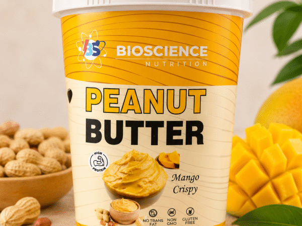 Bioscience Peanut Butter 21 gm Protein No trans fat Non GMO Gluten free