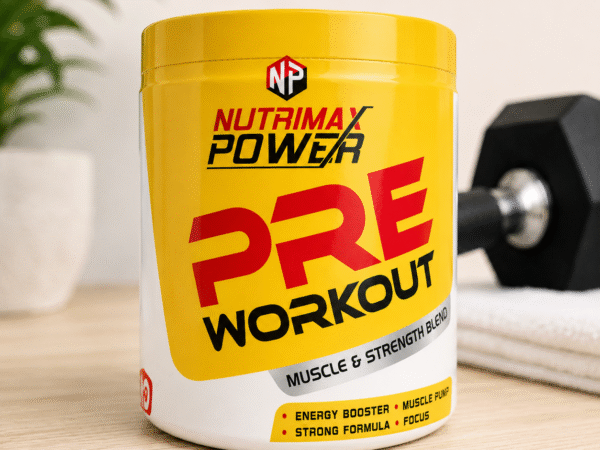 Nutrimax Power Pre Workout | Muscle & Strength Builder | 30 Servings | ONESTALL