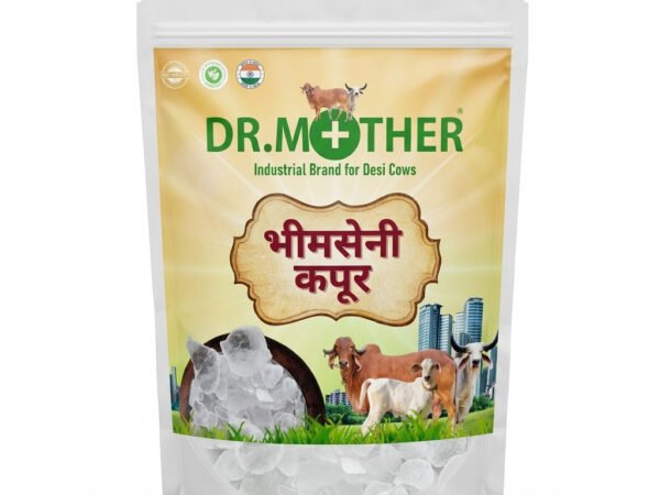 Dr. Mother Bhimseni Kapoor (100g) – 100% Pure & Natural Refined Camphor for Pooja, Meditation & Aromatherapy