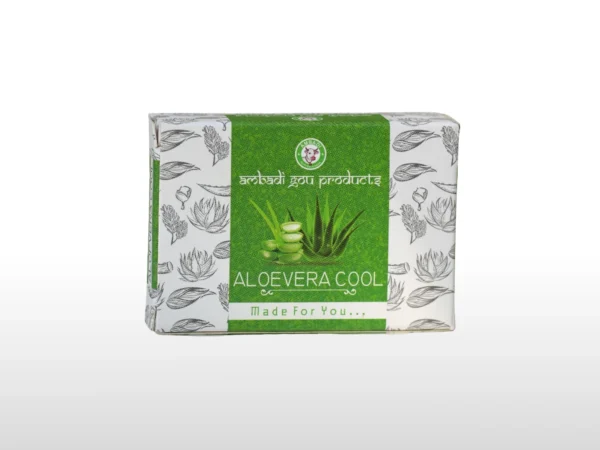Ambadi Aloe Vera Mint Soap | Cool Handmade Herbal Bath Soap for Fresh & Healthy Skin
