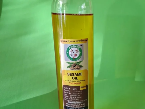 Ambadi Sesame Oil | Pure Cold Pressed Sesame Oil