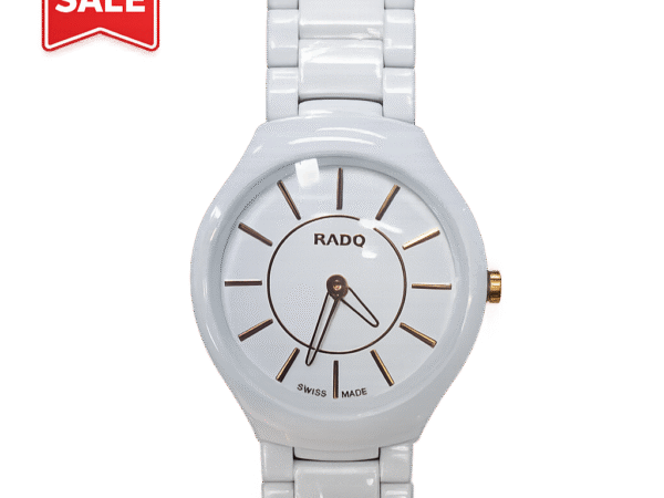 Elegant White Ceramic Women's Watch | Premium Analog Luxury Wrist Watch