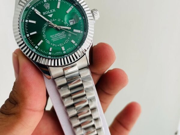 Rolex Sky Dweller Green Dial Luxury Analog Men's Watch Reward Point Collection Available on Onestall.in