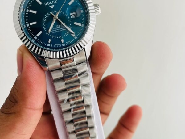 Rolex Sky Dweller Blue Dial Luxury Analog Men's Watch Reward Point Collection Available on Onestall.in
