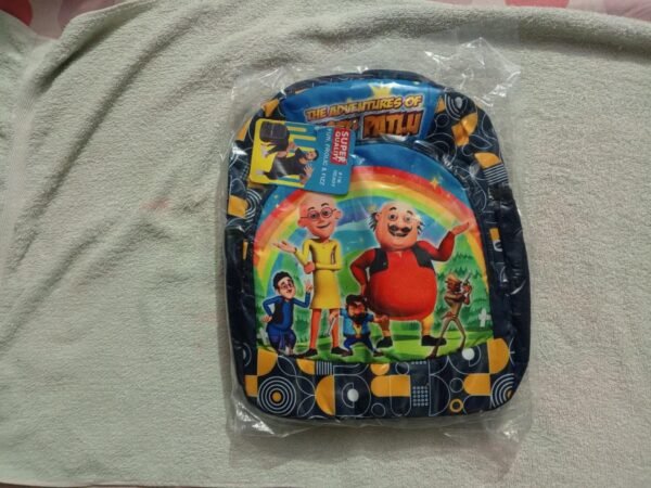 Motu Patlu Kids School Backpack | Cartoon School Bag for Nursery Preschool & Kindergarten Boys
