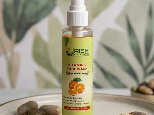 Rishi Food Products Vitamin C Face Wash 100ml | Brightening Refreshing Glow Face Wash