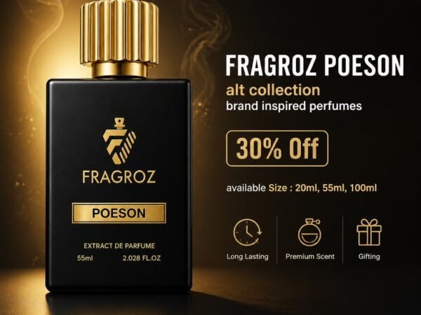 FRAGROZ Poeson Perfume | Premium Extract De Parfum 55ml for Women