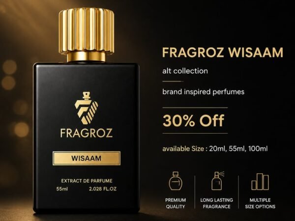 FRAGROZ WISAAM Extract De Parfum | Premium Alt Collection Brand Inspired Perfume