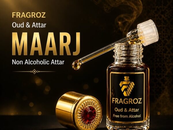 MAARJ Oud and Attar Premium Non Alcoholic Attar by FRAGROZ Long Lasting Perfume Oil for Men and Women Available on Onestall.in