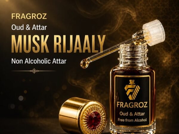 Musk Rijaaly Non Alcoholic Attar | Exquisite Oud & Long Lasting Perfume Oil