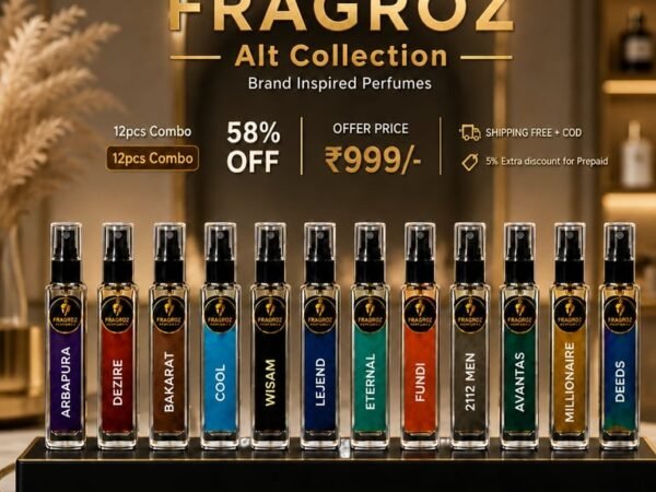 Fragroz Alt Collection Perfume Set | Premium Long Lasting Eau De Parfum Gift Set