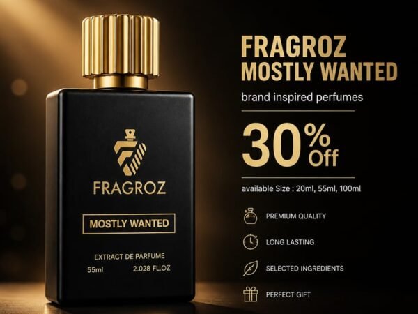 FRAGROZ Mostly Wanted Perfume | Luxury Long Lasting Eau De Parfum for Men