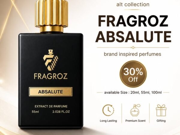 FRAGROZ ABSALUTE Perfume for Men | Premium Brand-Inspired Long Lasting Eau De Parfum | Luxury Men's Fragrance