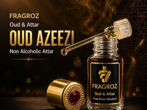Oud Azeei Non Alcoholic Attar Long Lasting Arabic Perfume Oil for Men and Women Available on Onestall.in