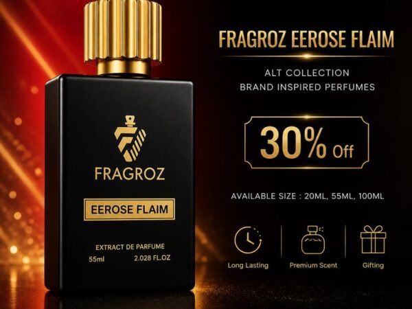 FRAGROZ Eerose Flaim Perfume | Premium Long Lasting Eau De Parfum for Men