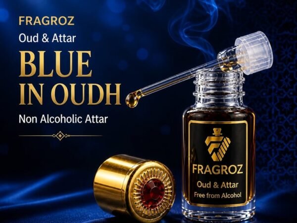 Blue in Oudh Non Alcoholic Attar | Luxurious Long Lasting Oud Perfume Oil