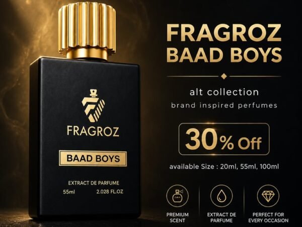 FRAGROZ Baad Boys Perfume | Premium Long Lasting Eau De Parfum for Men