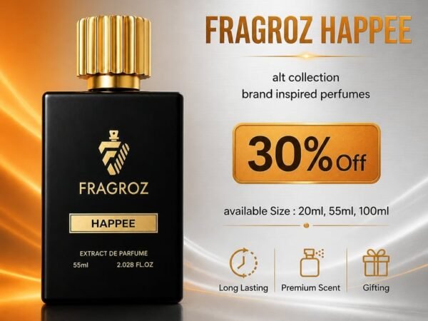 Frageroz Happee Perfume | Premium Long Lasting Fresh Eau De Parfum