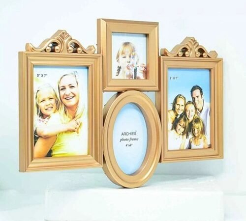 Archies 377 Photo Frame 13 x 18 inch with 4-photo collage design, decorative wall and tabletop picture frame for family photos, wedding memories, home décor, office decoration, and personalized photo display.
